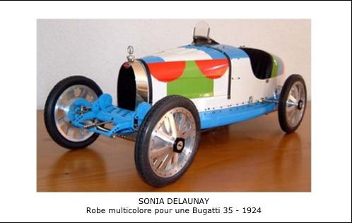 Sonia Delaunay – Robe multicolore Bugatti 35