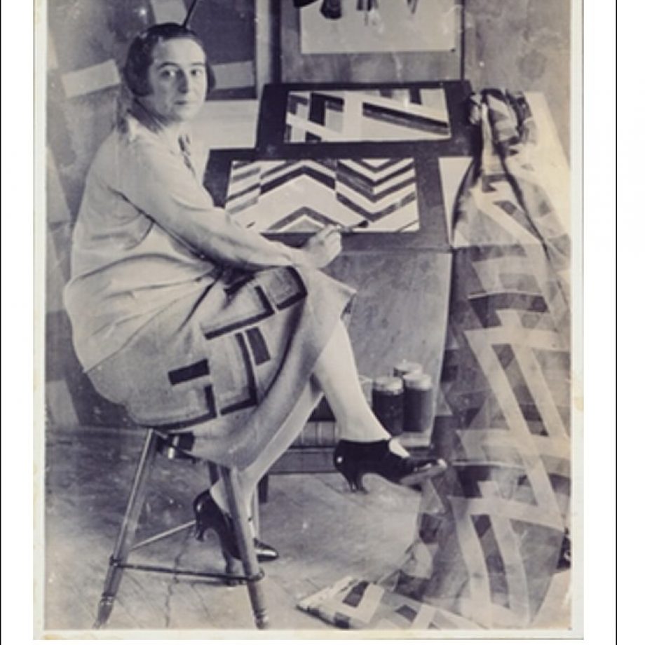 Sonia Delaunay dans son studio – 1925