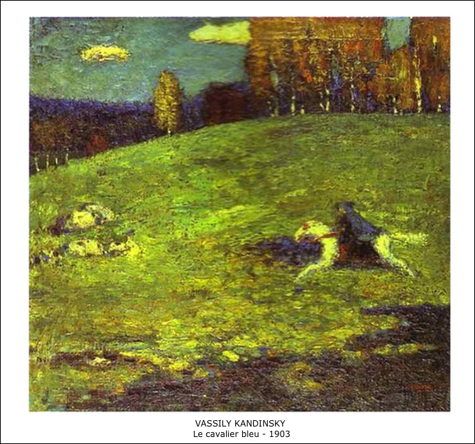 Vassily Kandinsky – Le cavalier bleu – 1903