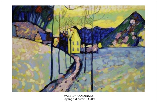 Vassily Kandinsky – Paysage d’hiver – 1909