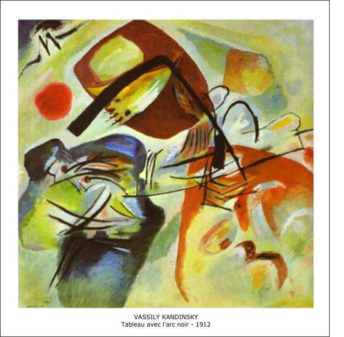 Vassily Kandinsky - Tableau avec l'arc noir - 1912