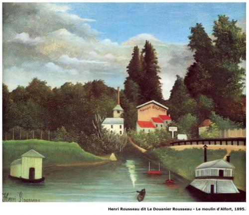 Henri Rousseau dit Le Douanier Rousseau - Le moulin d'Alfort - 1895