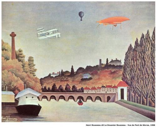 Henri Rousseau dit Le Douanier Rousseau - Vue du pont de Sèvres - 1908